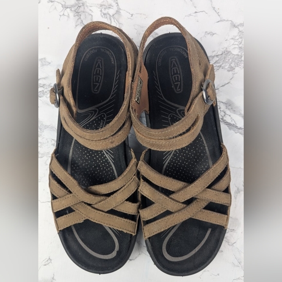 Keen Rialto II Naples Size 9 Leather Sandals Brown - Picture 8 of 11